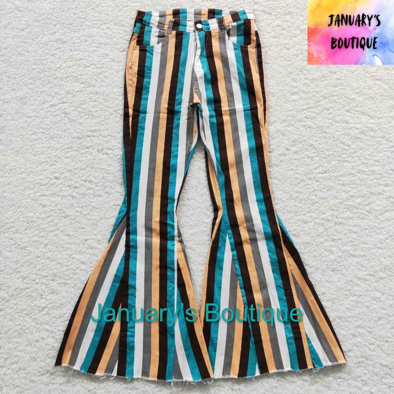 Women’s Print Flared Jeans