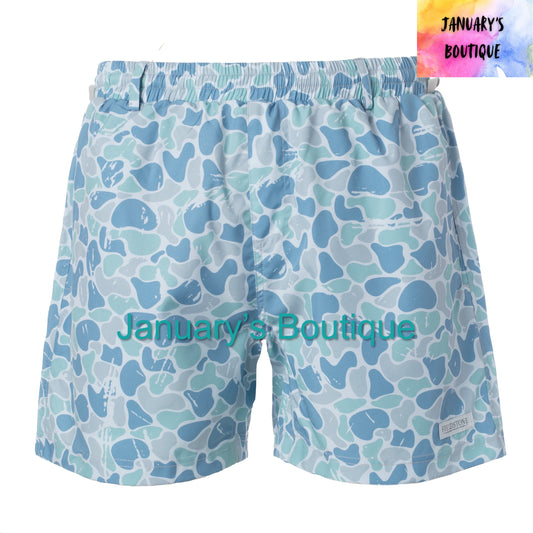 Youth Fieldstone Saltwater Camo Shorts
