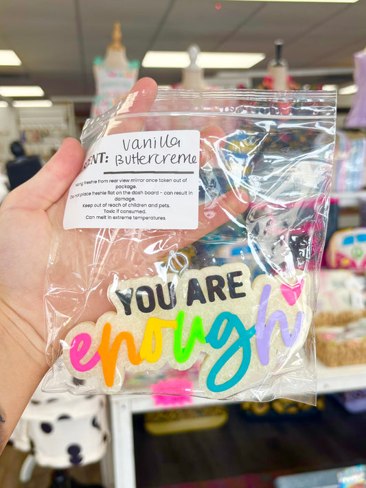 KK You Are Enough Car Freshie (Vanilla Butter-creme)