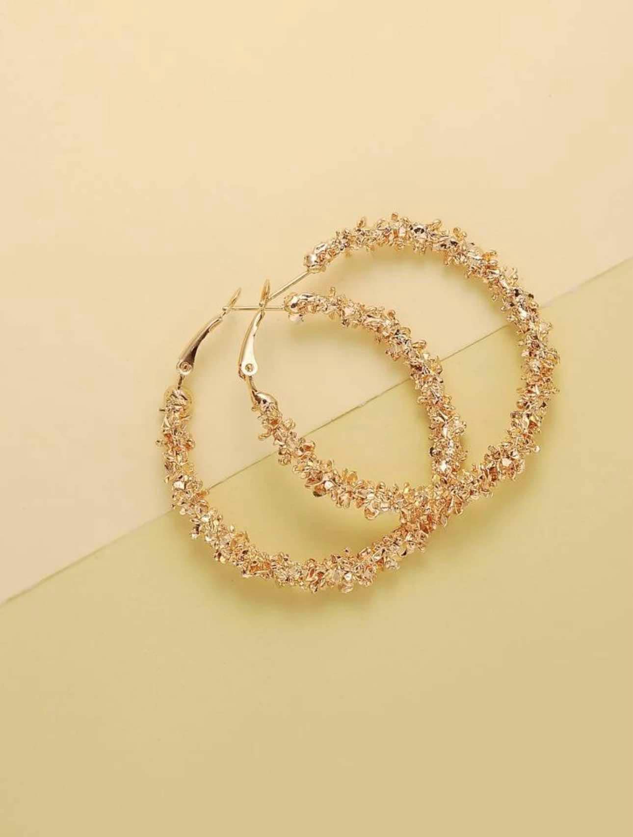 KK 1.75 Inch Gold Metal Hoops