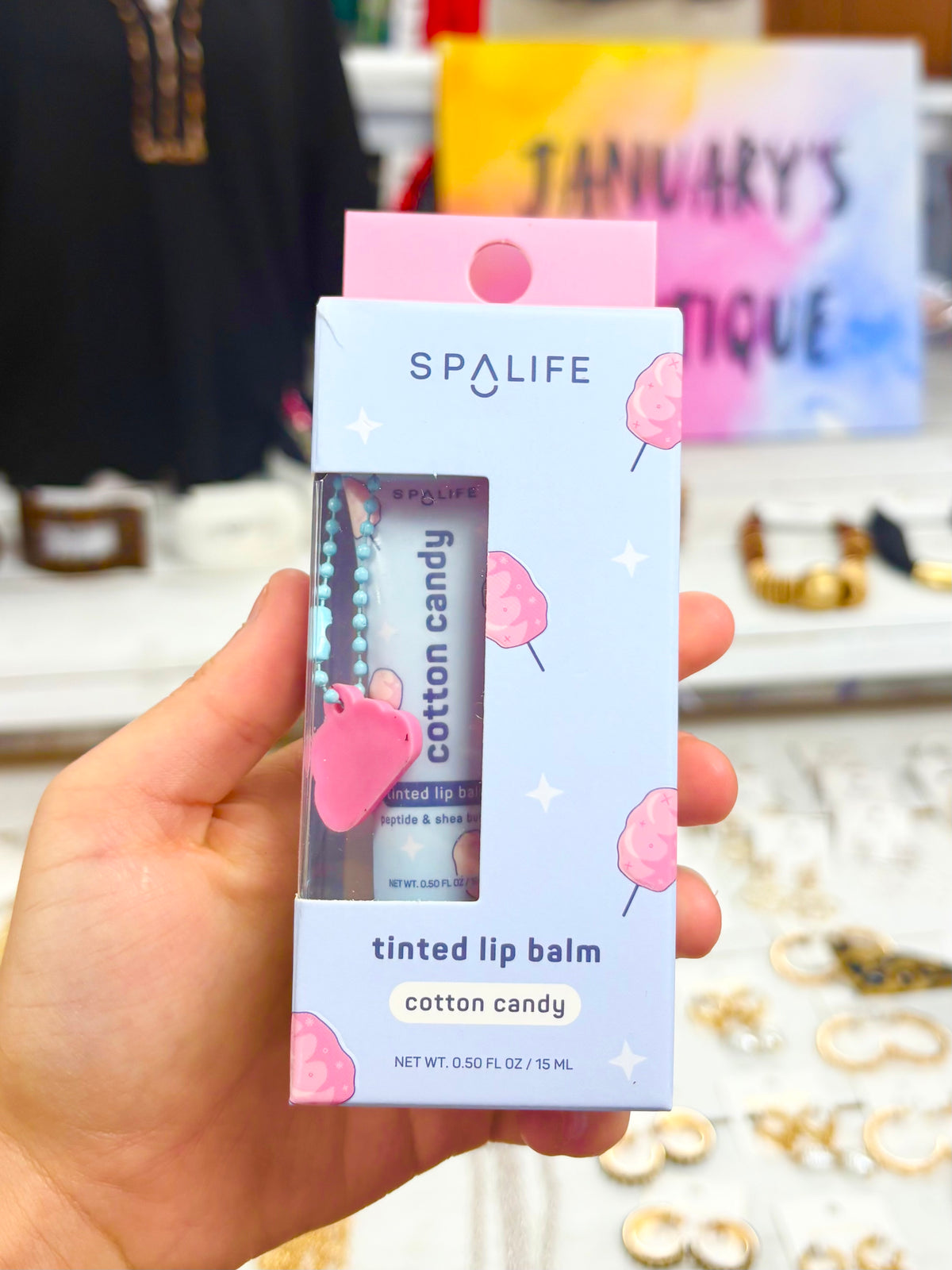 KK Cotton Candy Tinted Lip Balm (with Peptide &
Shea Butter)