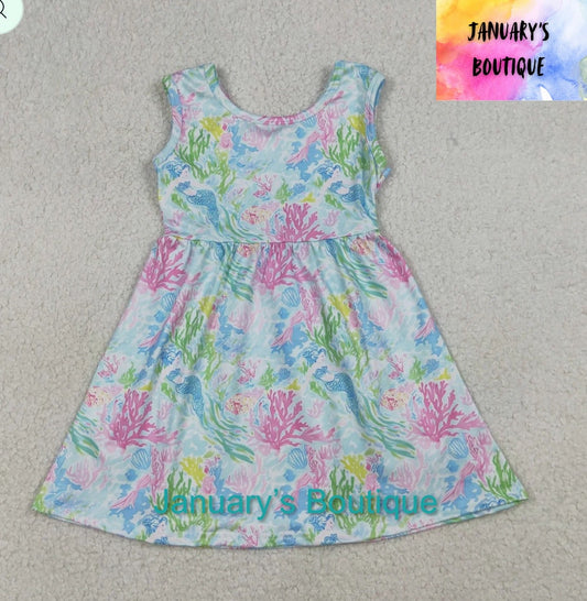Girl’s Watercolor Dress