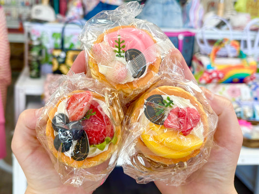 KK Fruit Cake Squishy Keychain