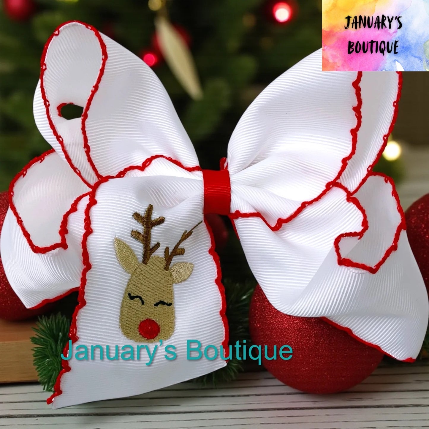 Reindeer 6.5 Inch Bow