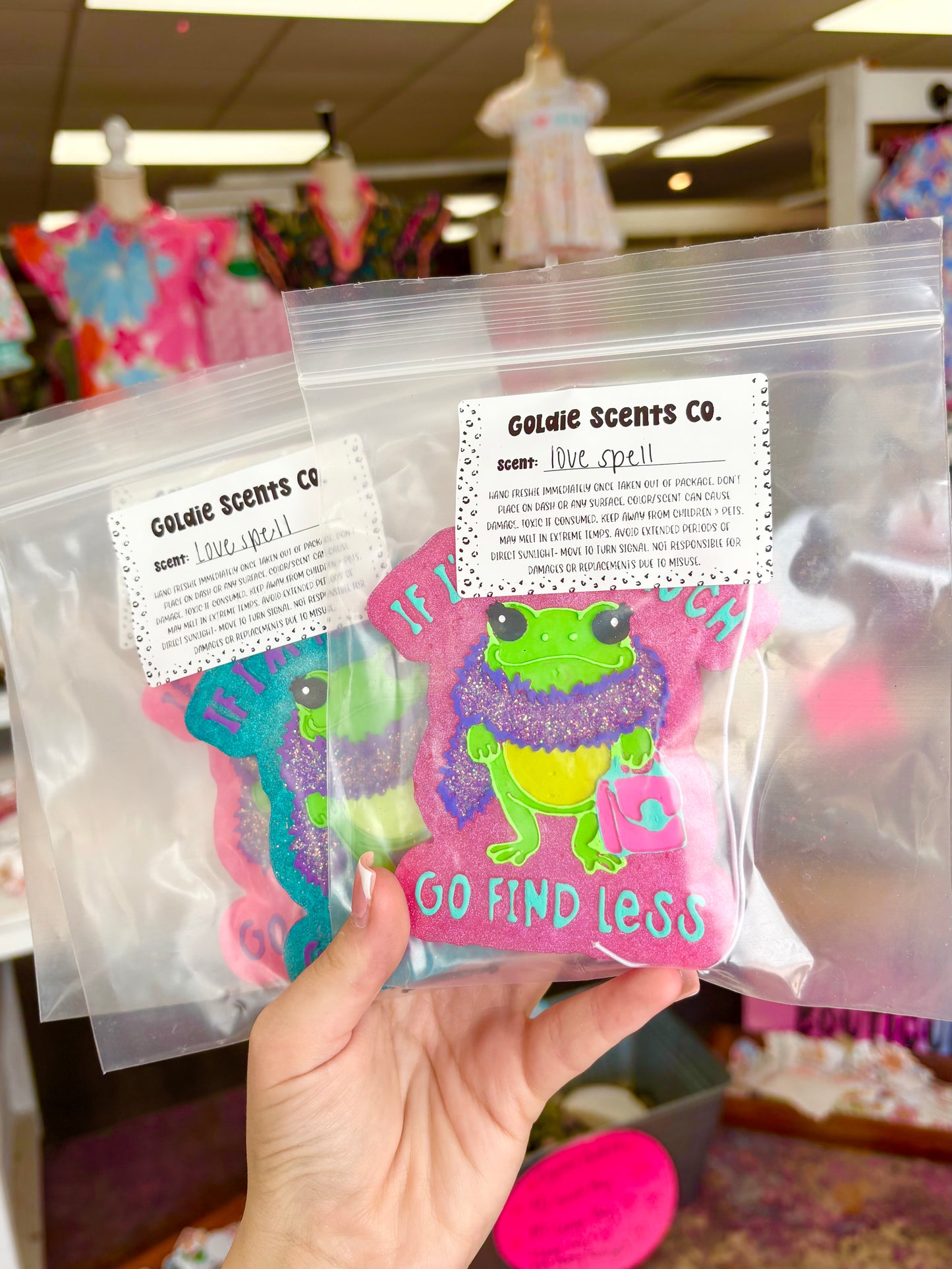 KK “If I’m Too Much Go Find Less” Frog Freshie(Love Spell)