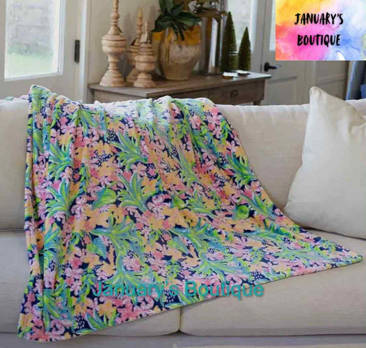 Grenada Throw Royal/Multi 50x60