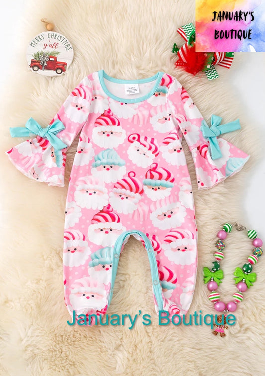 Girl’s Santa Romper