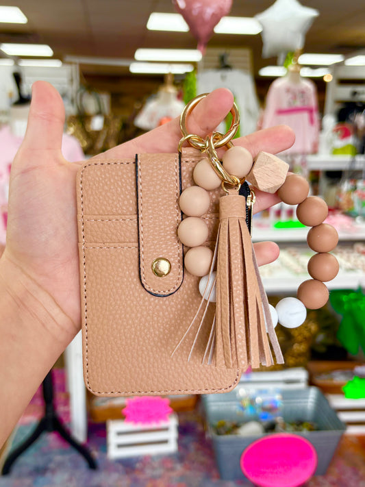 KK Brown Wallet Wristlet