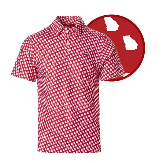 Men’s Fieldstone Georgia State Pride Polo