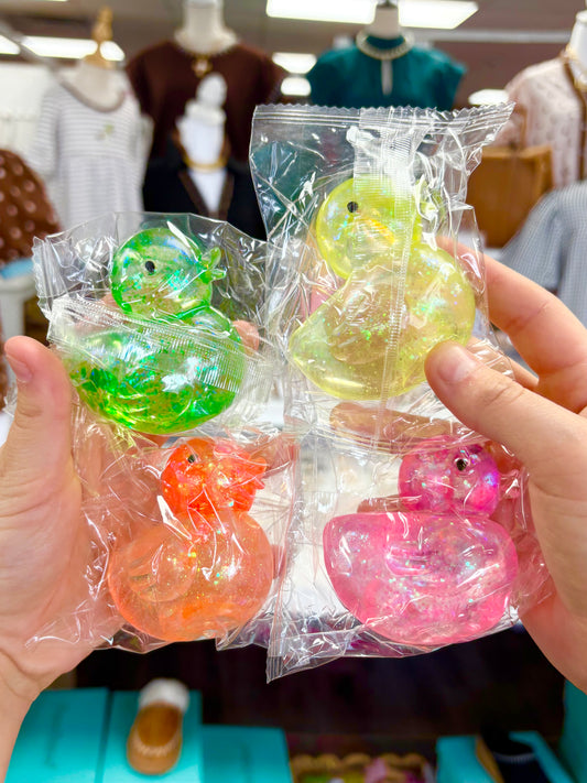 KK Sugar Glitter Duck Squishy