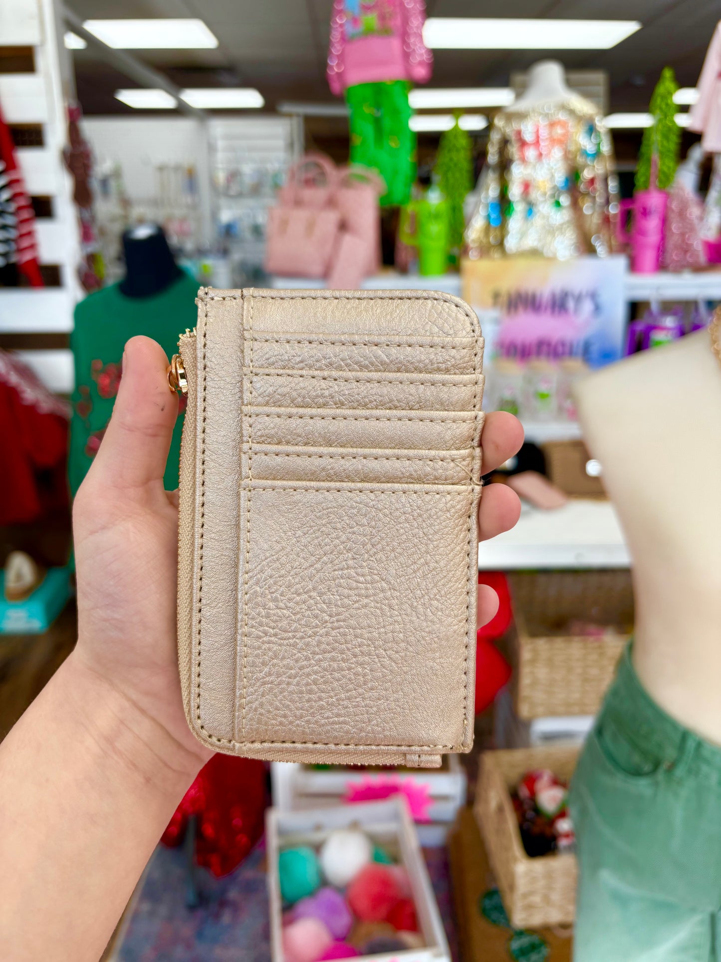 KK Champagne Gold  Card Wallet