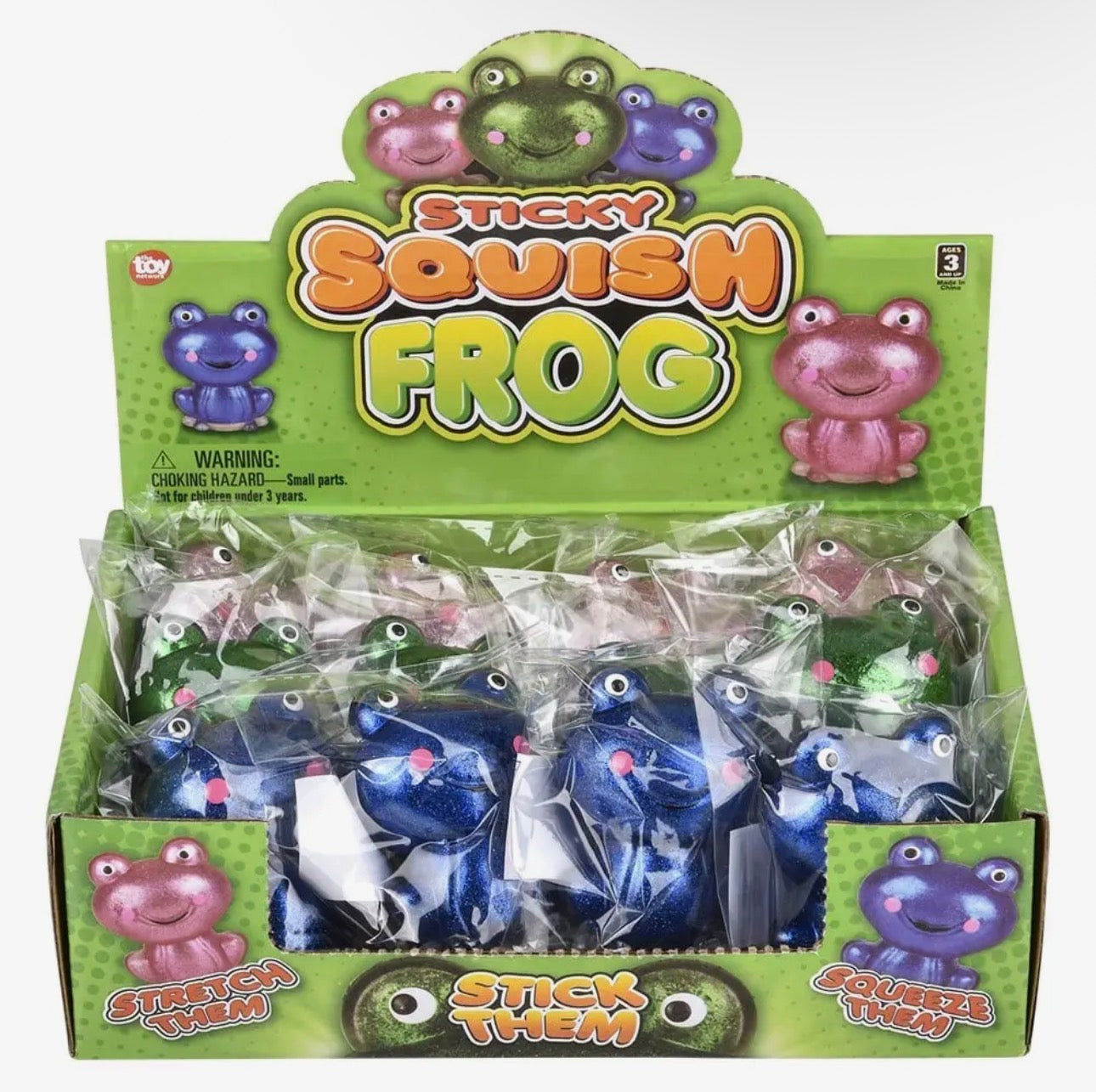 KK Metallic Squishy Frog Toy