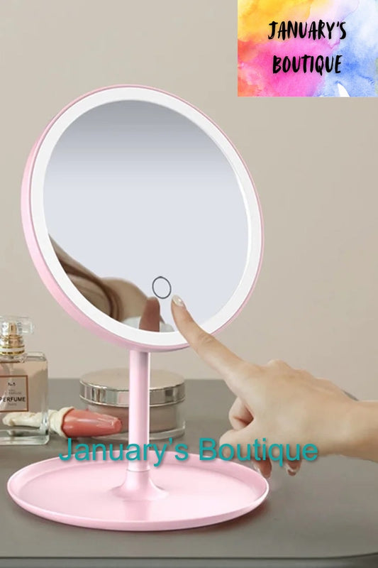 Magnifying LED Makeup Mirror
