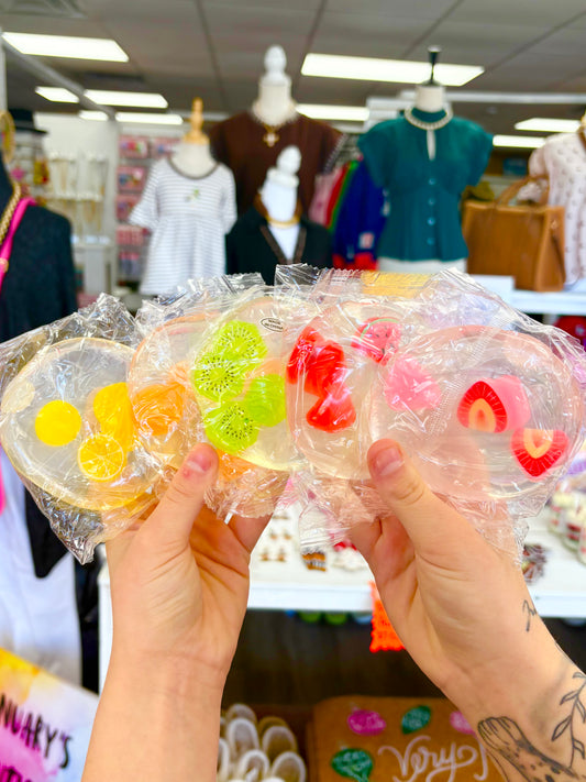 Vaseline Fruit Charm Ball Squishy