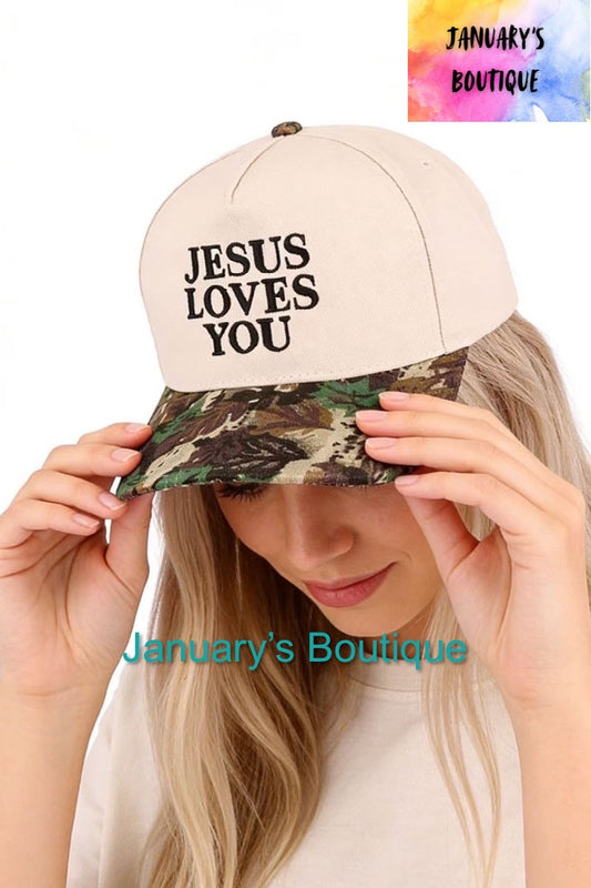 JESUS LOVES YOU Hat