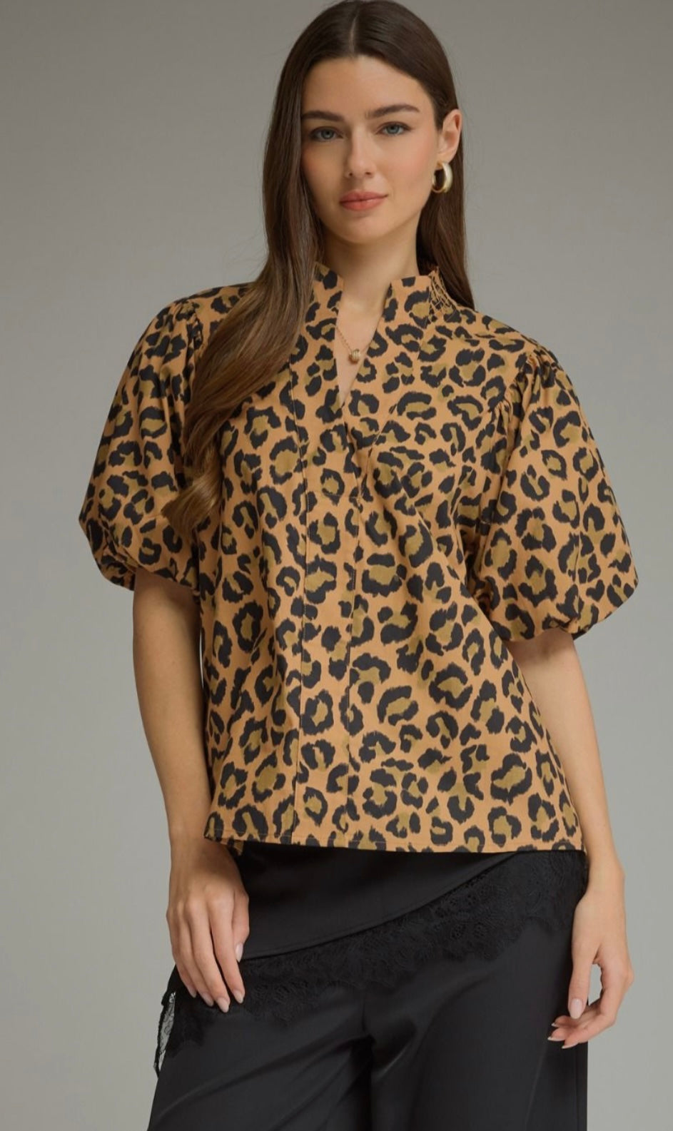 Women’s Entro Leopard Print Top