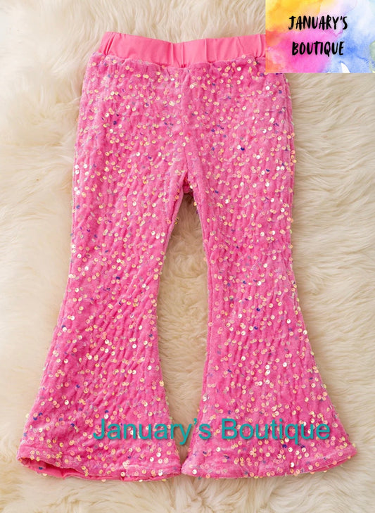 Girl’s Pink Sequin Pants