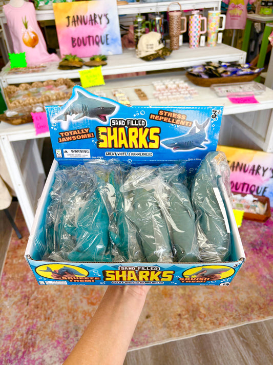 KK Sand Filled Shark Toy