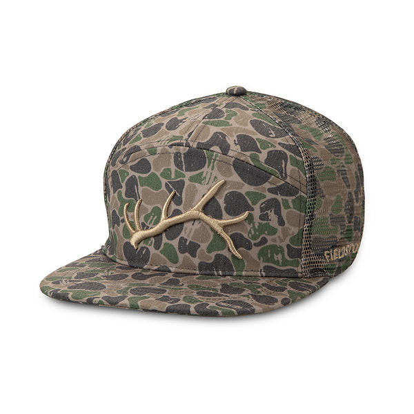 Men’s 7 Panel All Backwoods Camo Shed Hat