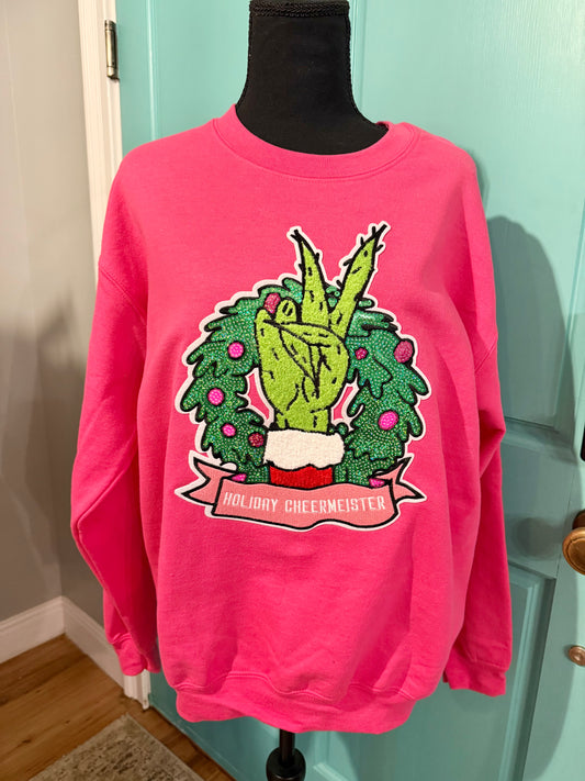 Pink Holiday Cheermeister Sweatshirt