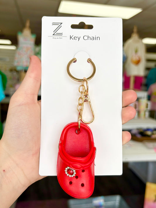 KK Red Croc Keychain