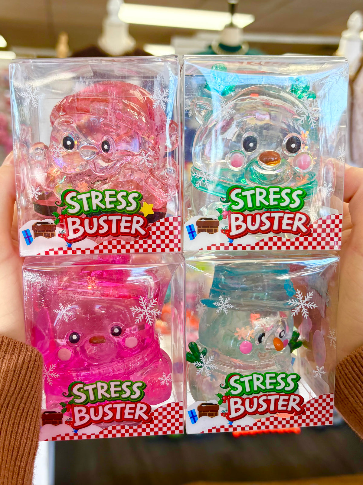 KK Clear Coconut Oil Christmas Squishy