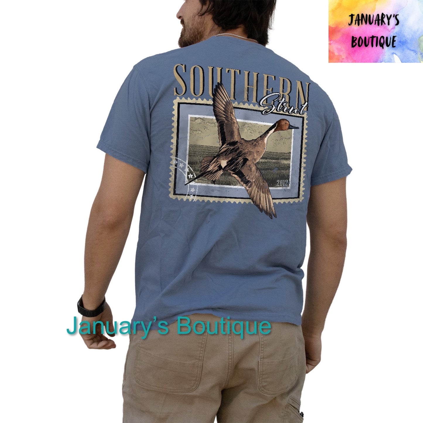 Men’s Southern Strut Pintail Stamp T-shirt