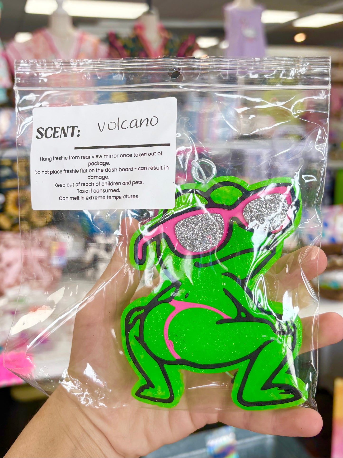 KK Twerking Frog Car Freshie (Volcano)