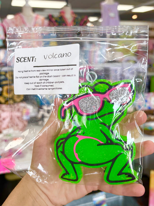 KK Twerking Frog Car Freshie (Volcano)