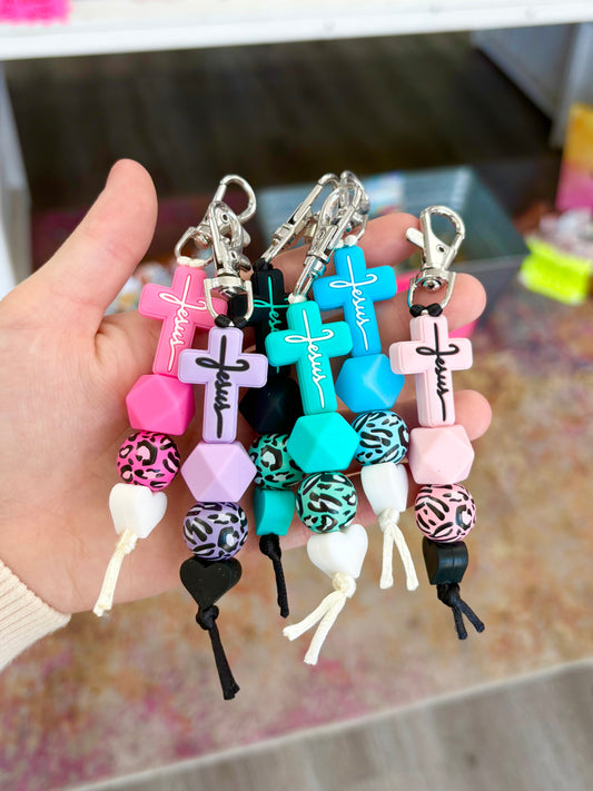 KK Jesus Cross Keychain