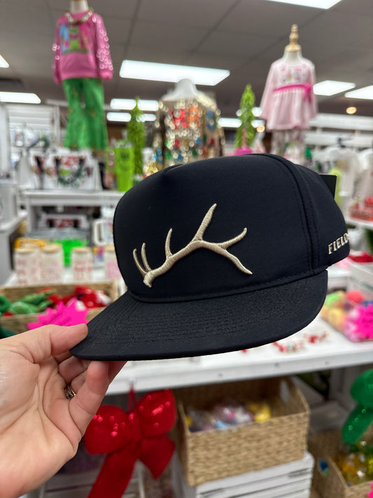 Men’s Black Canvas Shed Hat