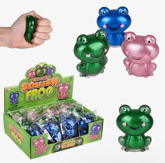 KK Metallic Squishy Frog Toy