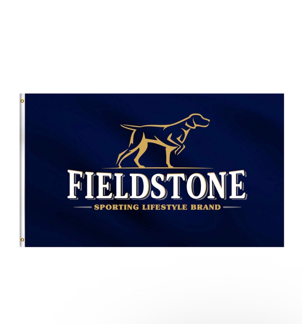 Navy Fieldstone Flag
