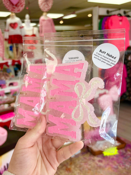 Mama With Bow Car Freshie