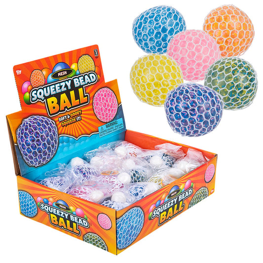 2.75” Squeeze Bead Mesh Ball
