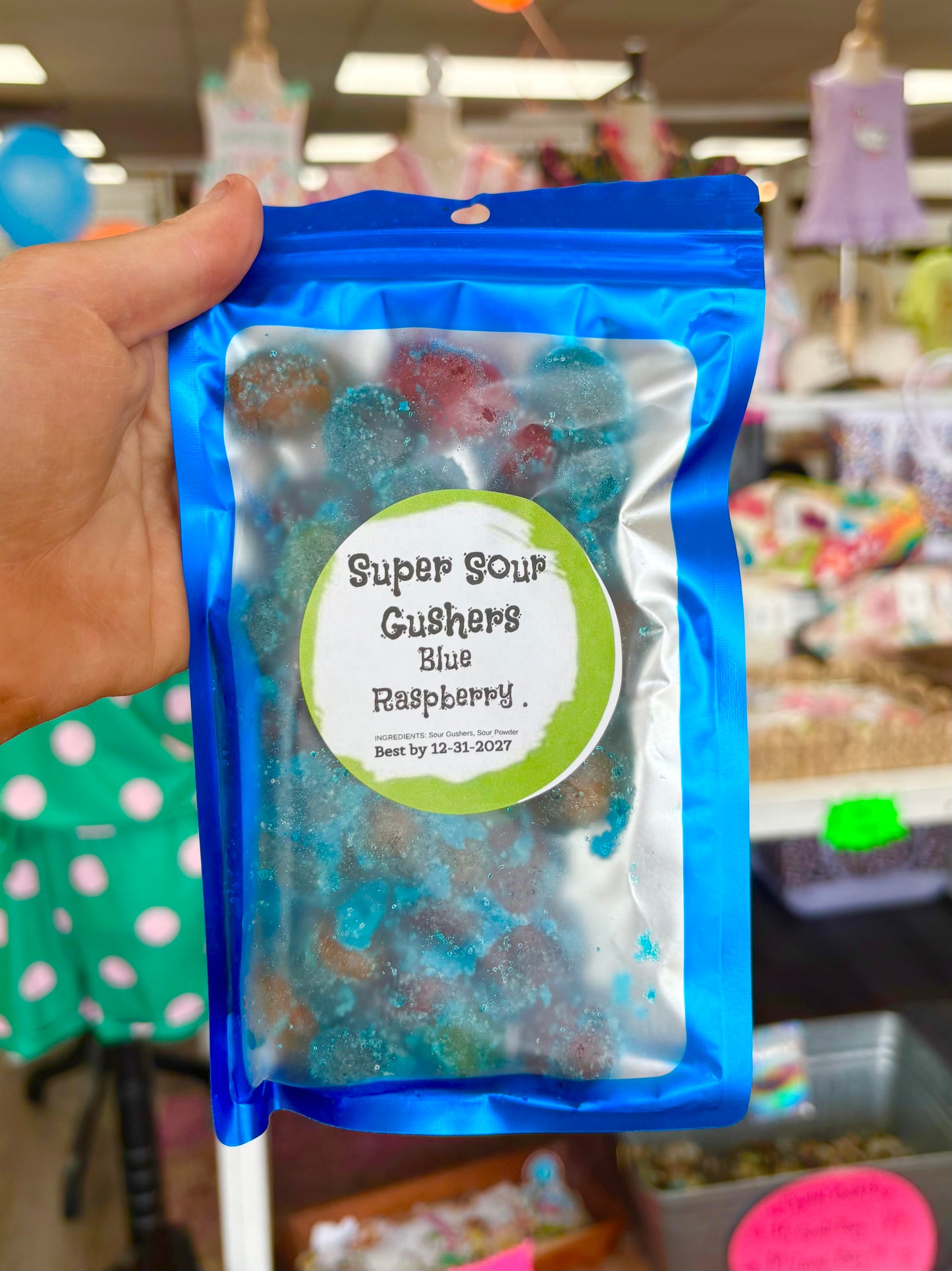 KK Blue Raspberry Super Sour Gushers