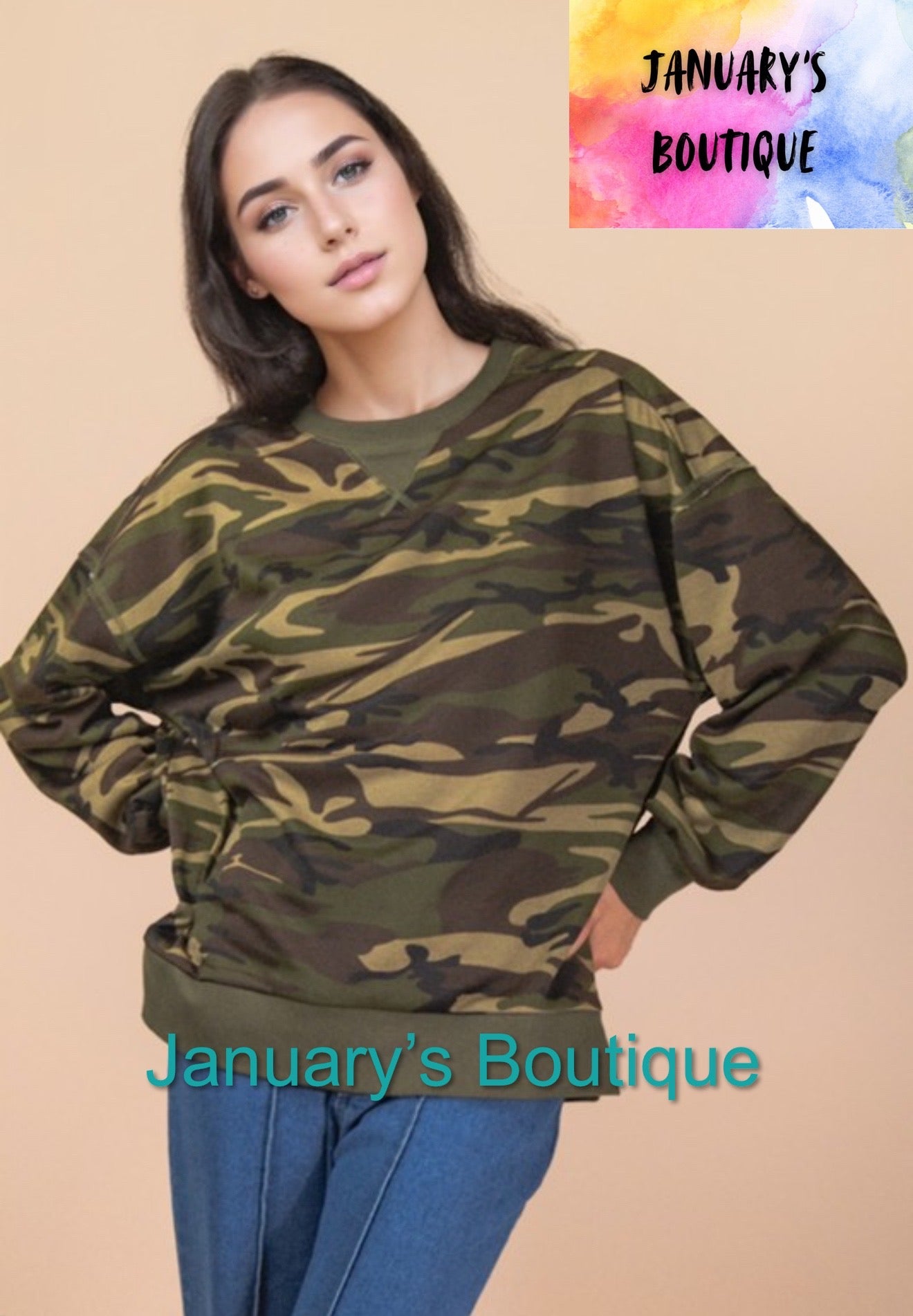 Women’s Camo Top