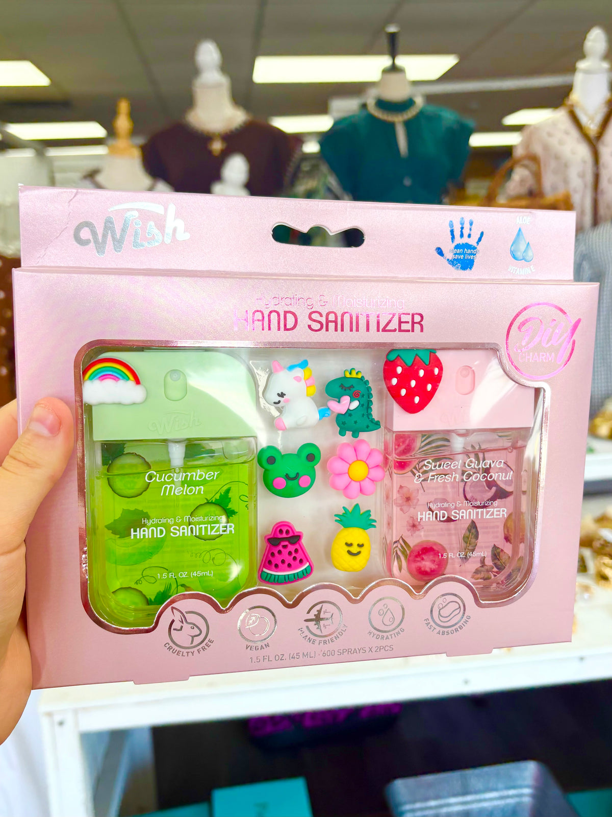KK 2-Pack Charm Hand Sanitizer