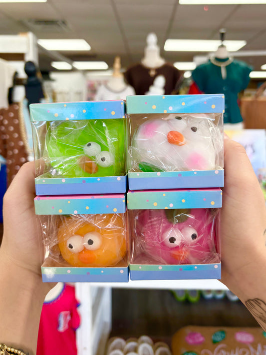 Crackling Crunchy Emoji Face Fruit Squishy