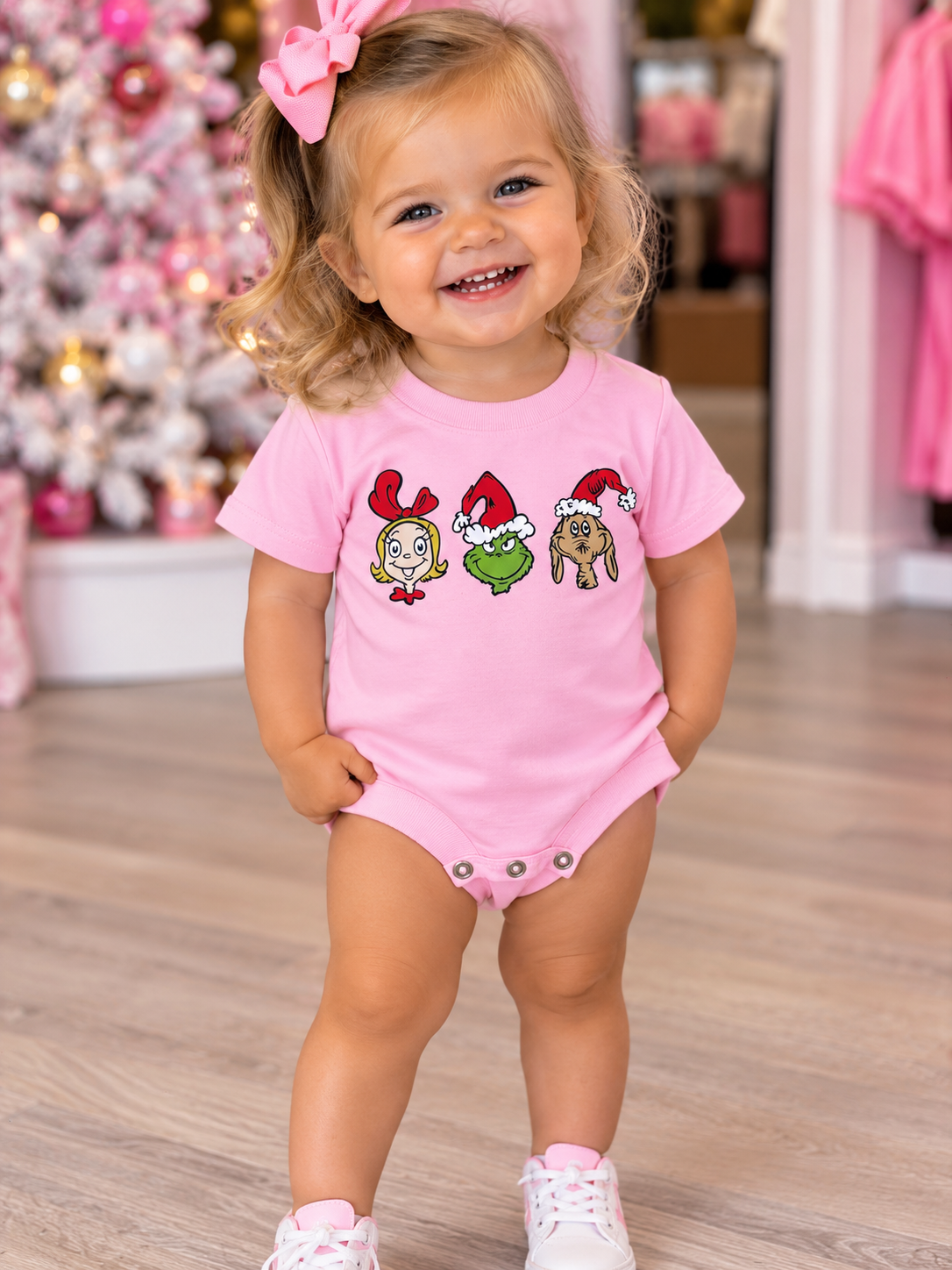 Toddler Girl’s Christmas Trio Onesie