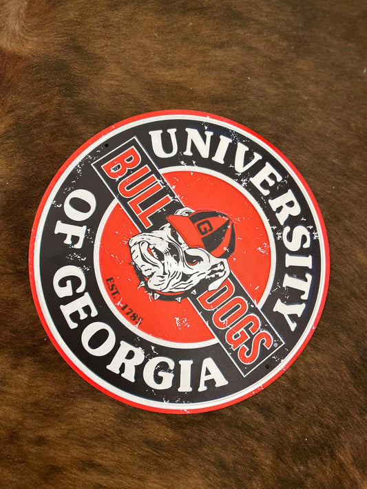 Bull Dogs University Sign