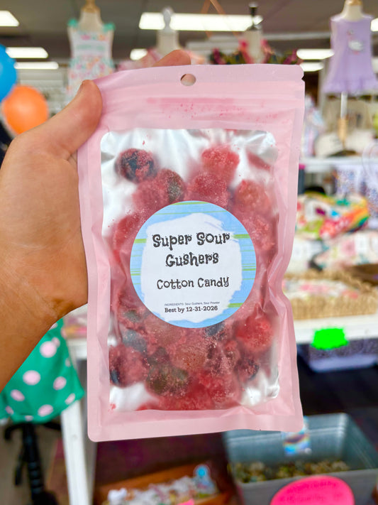 KK Cotton Candy Super Sour Gushers
