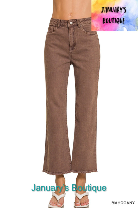 Women’s Acid Washed Mahogany Jeans
