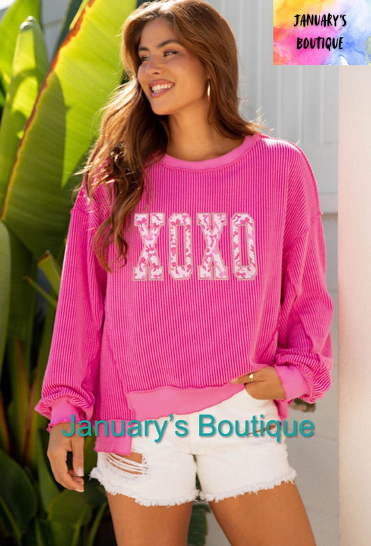 Women’s XOXO Ribbed Top