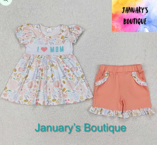 Girl’s I 🩷 MOM Set