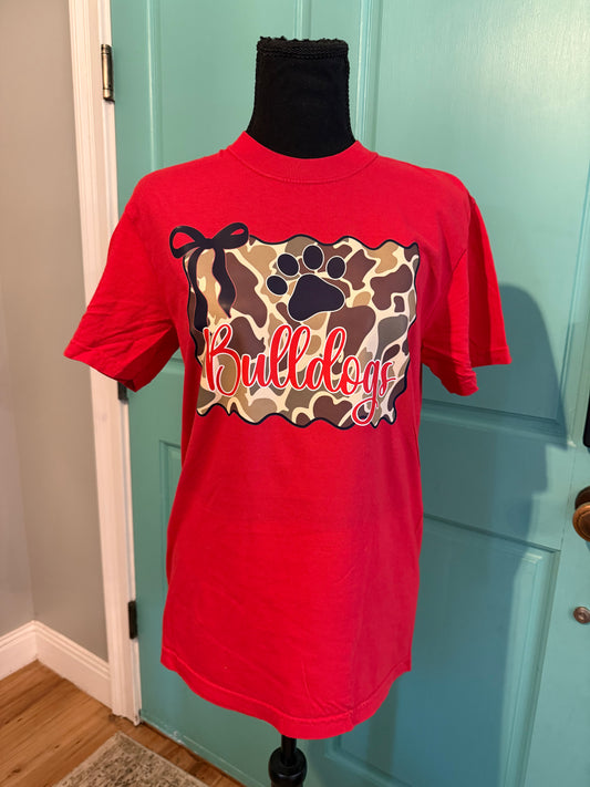Women's Toombs Camo Bow T-shirt