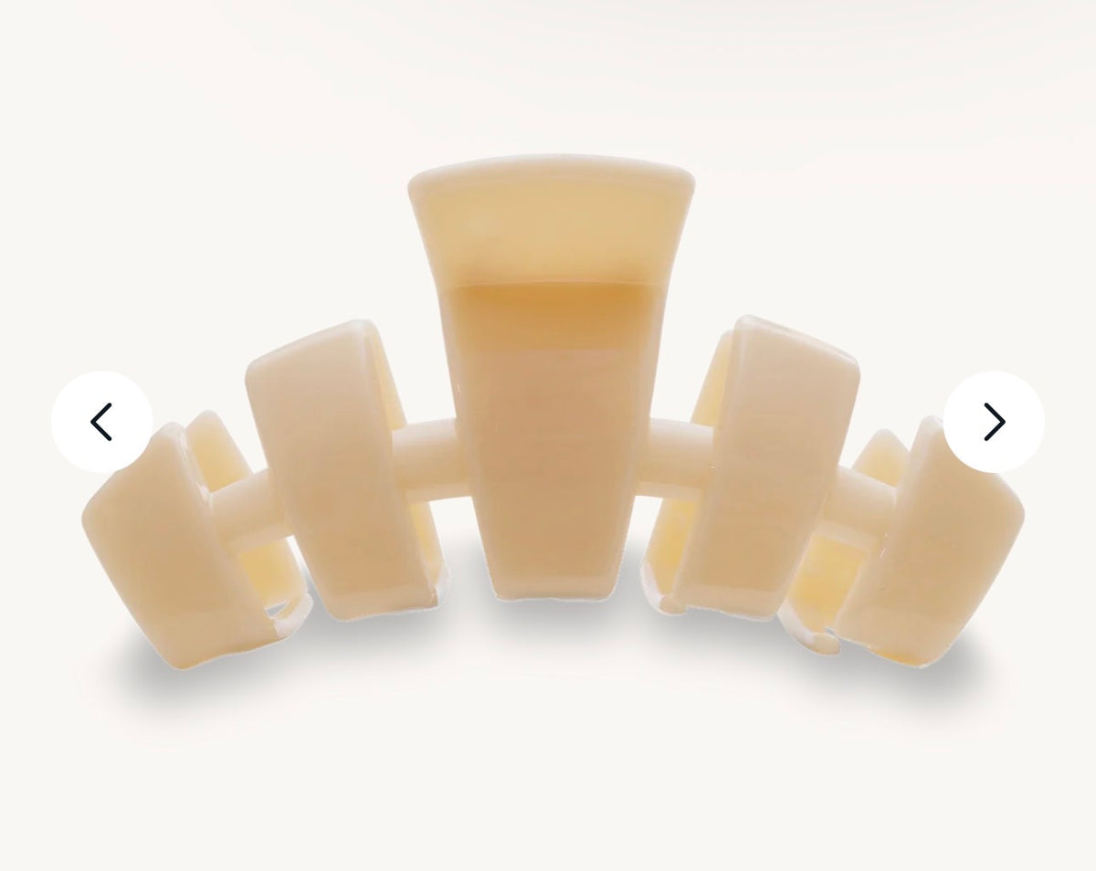 KK Classic Almond Beige Large Claw Clip - Large