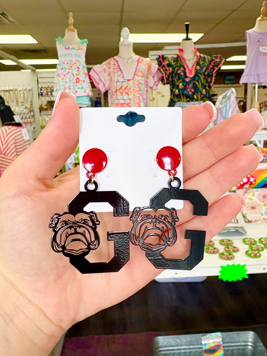 Metal Black Georgia Earrings