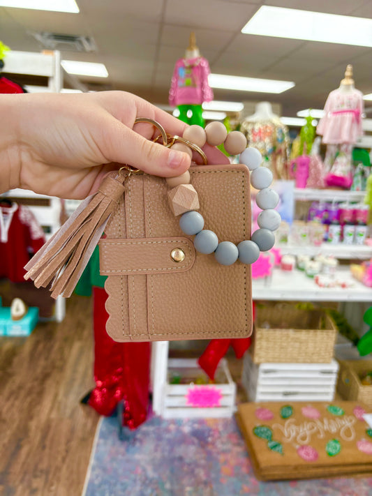 KK Brown Wallet Wristlet