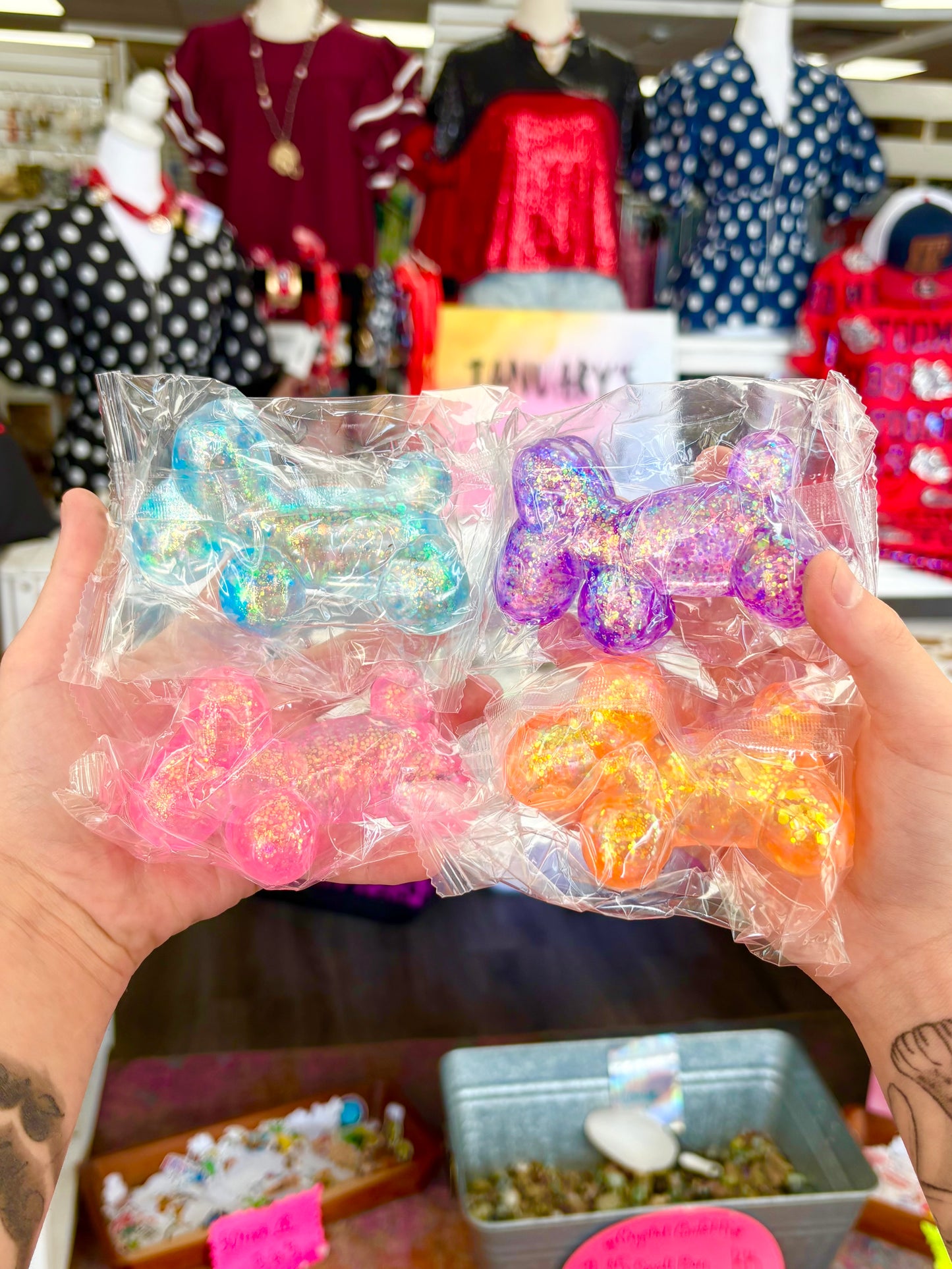 KK Sugar Glitter Balloon Dog Squishy